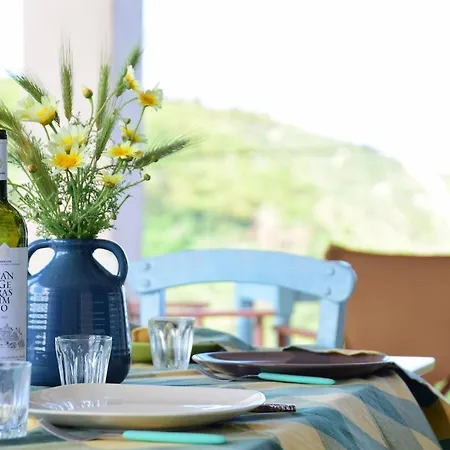 Les Oliviers With Sea View On Petani Holiday home Vovikes