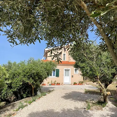בית נופש Les Oliviers Sunset Sea View On Petani Vóvikes